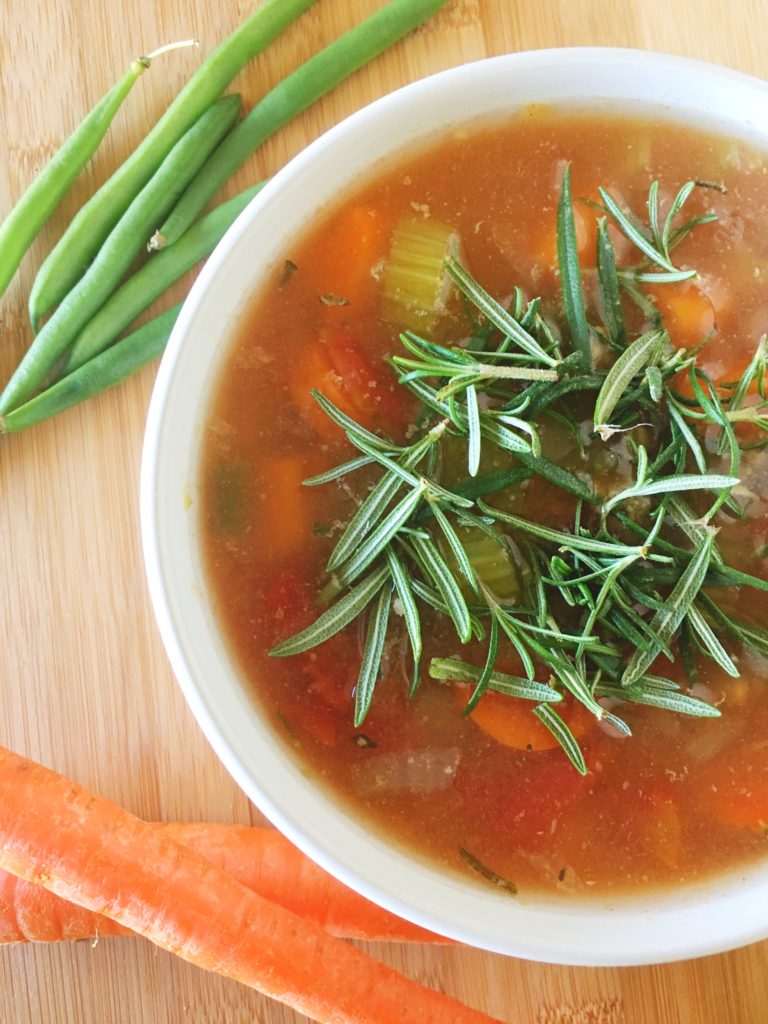 Rosemary Vegetable Soup 