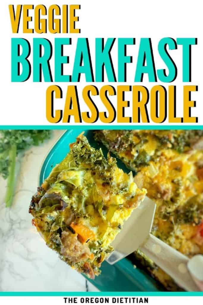 This loaded vegetable breakfast casserole is made with roasted sweet potato, kale, mushrooms, egg, cheese, and sausage. It’s healthy and delicious, perfect for a Sunday brunch!
#brunchideas #veggierecipe #healthyrecipe