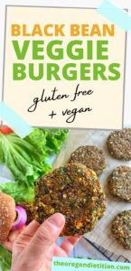 These are the best gluten-free, dairy-free, vegan black bean burgers ever! Not only are they an easy homemade recipe, they work for the grill, too!