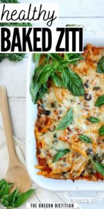 This quick & easy pasta recipe is freezer-friendly. Using cottage cheese & vegetables, healthy baked ziti is sure to be a household favorite!