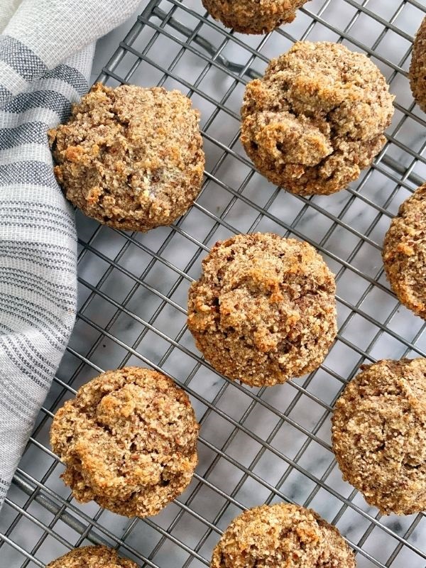 Almond flour banana muffins are gluten-free, dairy-free, & healthy! Made in one bowl, they're an easy & simple breakfast everyone will love!