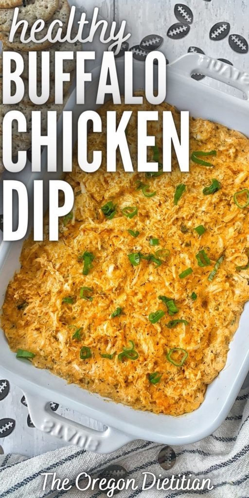 Healthy Buffalo Chicken Dip - The Oregon Dietitian