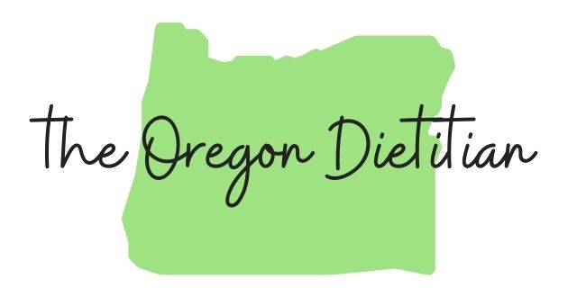 The Oregon Dietitian logo