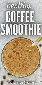 Healthy coffee smoothie
