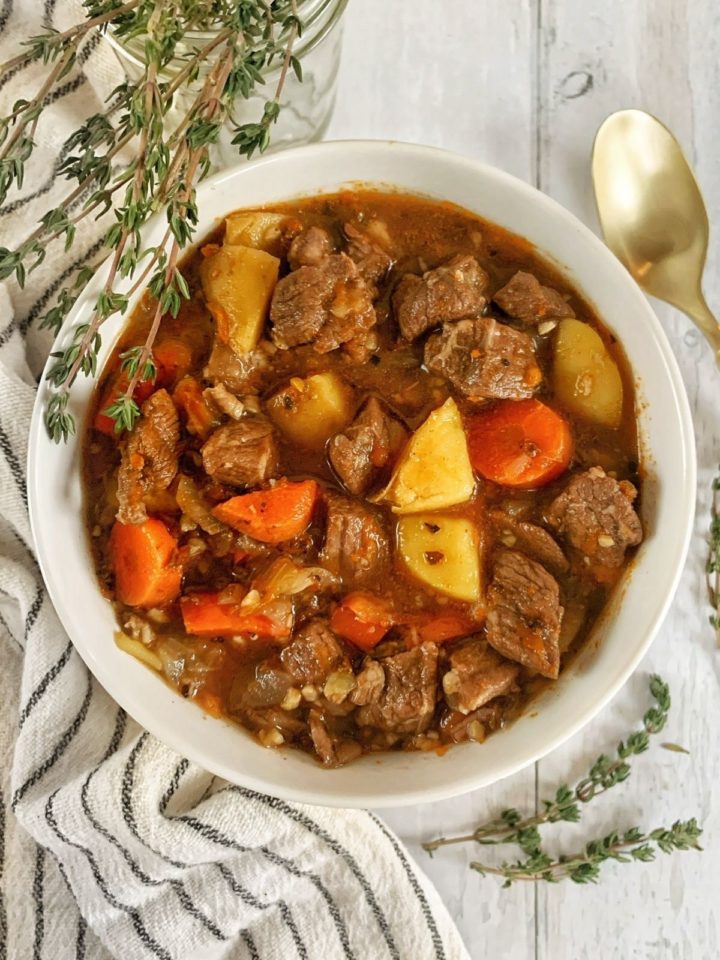 Dutch Oven Beef Stew Healthy & GlutenFree The Oregon Dietitian