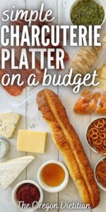 Simple charcuterie platter on a budget