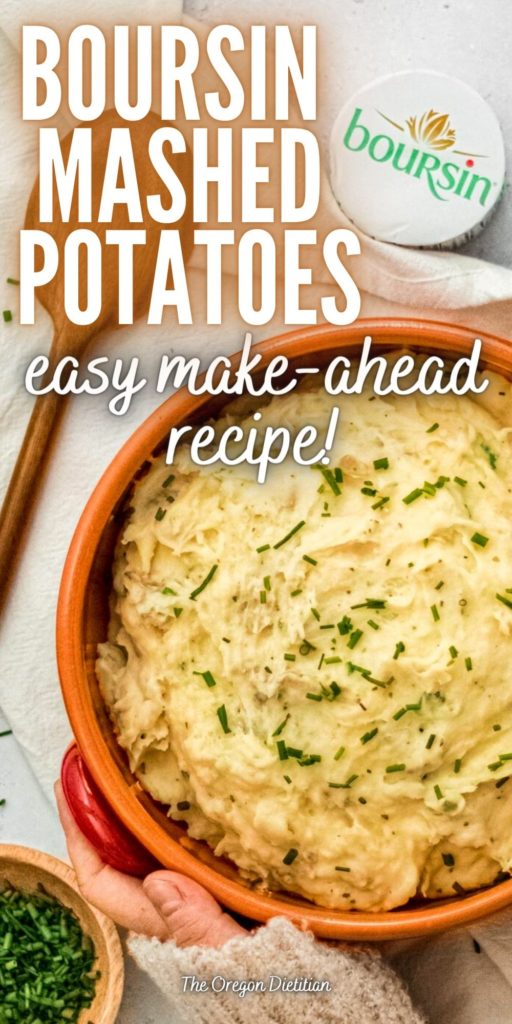 Easy Boursin mashed potatoes.