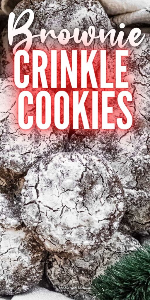 Brownie crinkle cookies.