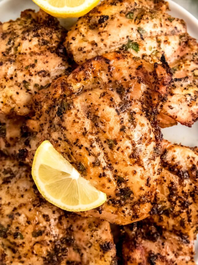 Lemon Pepper Marinade (For Grilled Chicken) The Oregon Dietitian