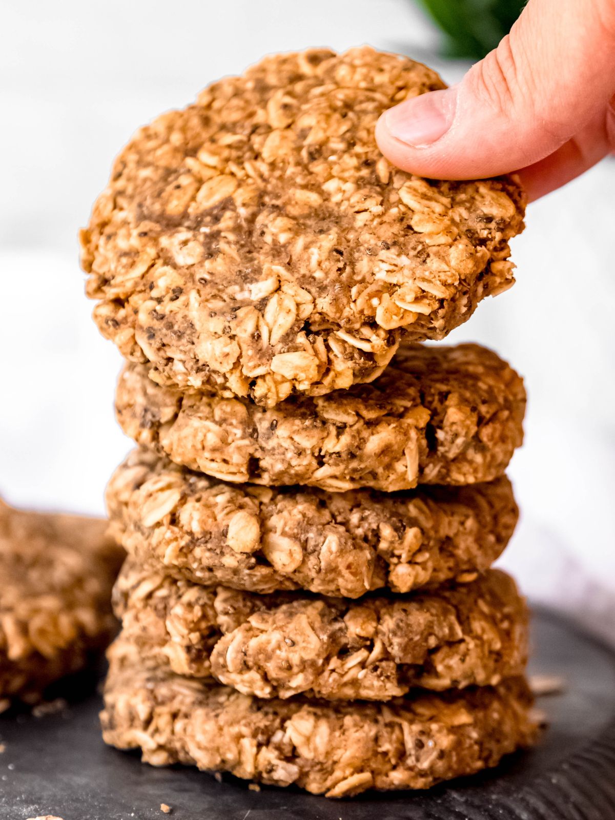 Simple Oatmeal Protein Cookies