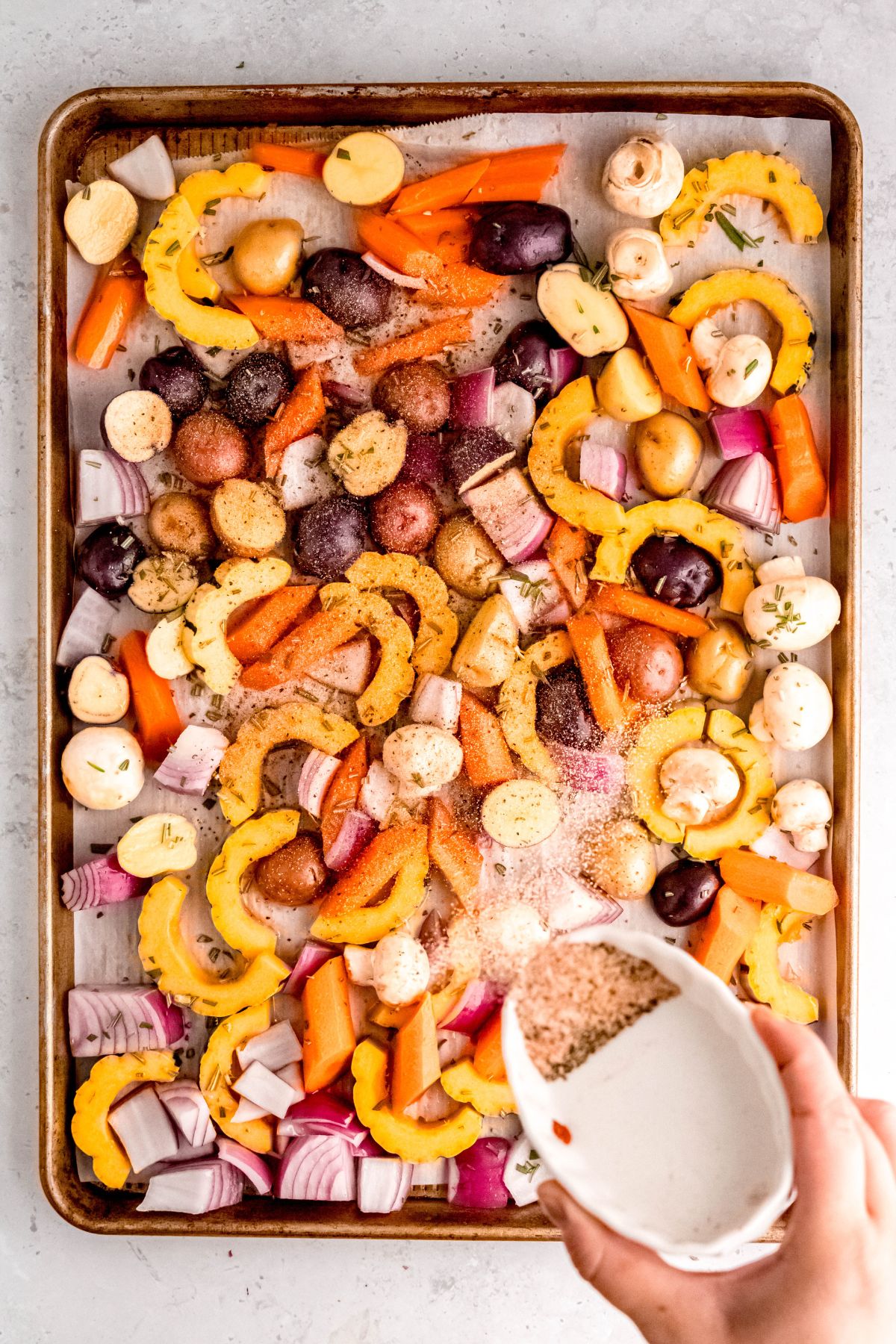 Easy Oven Roasted Fall Vegetables - The Oregon Dietitian