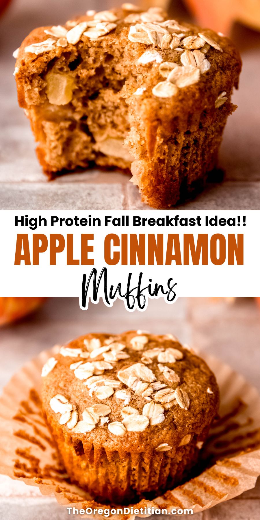 Looking for a quick, high-protein breakfast idea? These healthy apple protein muffins are just what you need! Bursting with fresh apples, Greek yogurt, fall spices and protein powder, they make the ideal breakfast muffins or snack for busy mornings. Quick and easy, this apple recipe is perfect for meal prepping or enjoying fresh out of the oven. Save this delicious recipe and enjoy a delicious healthy fall breakfast 🍏🍂 #EasyAppleMuffinRecipes #AppleProteinMuffins #BreakfastMuffins
