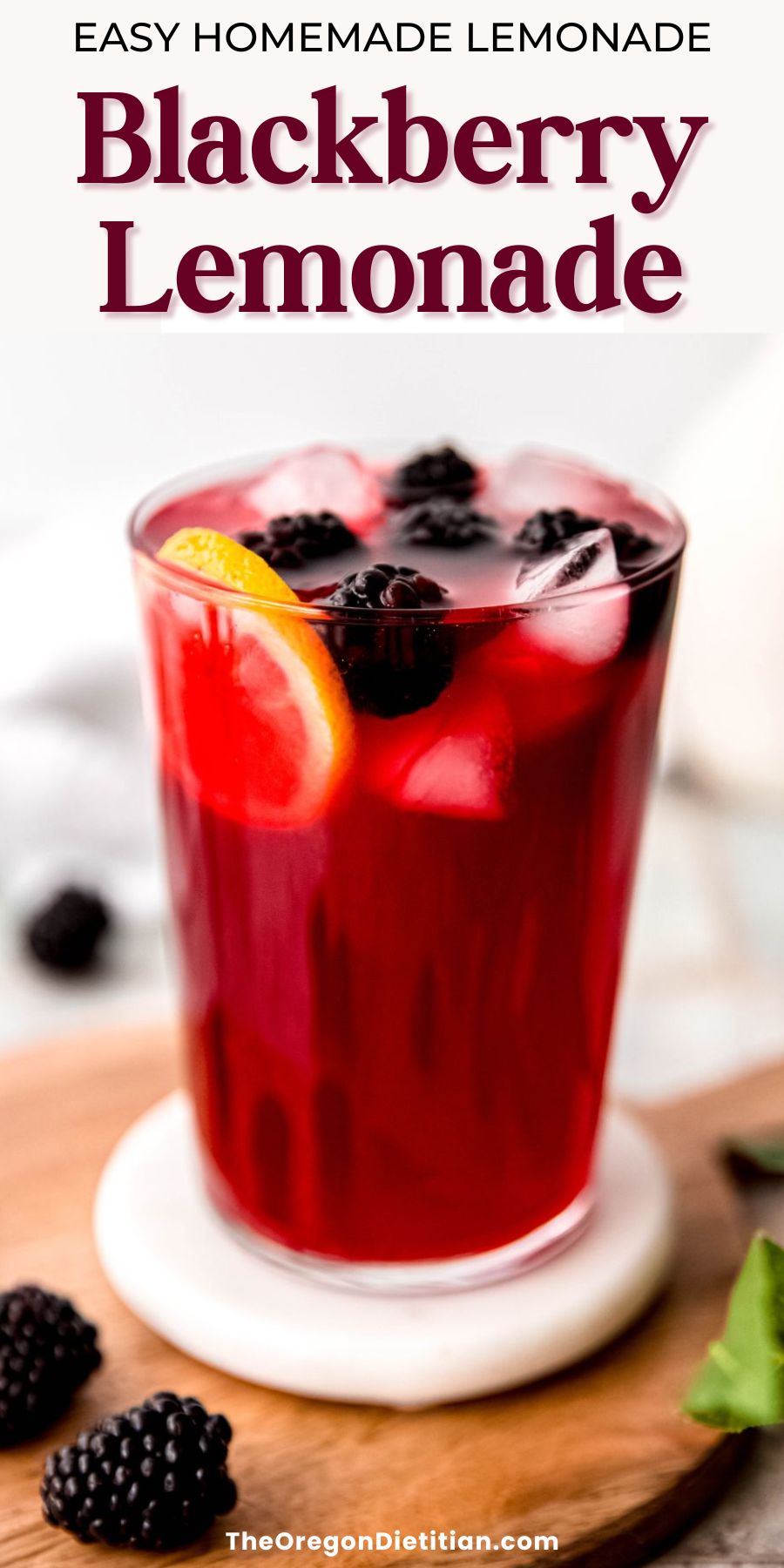 Blackberry lemonade.