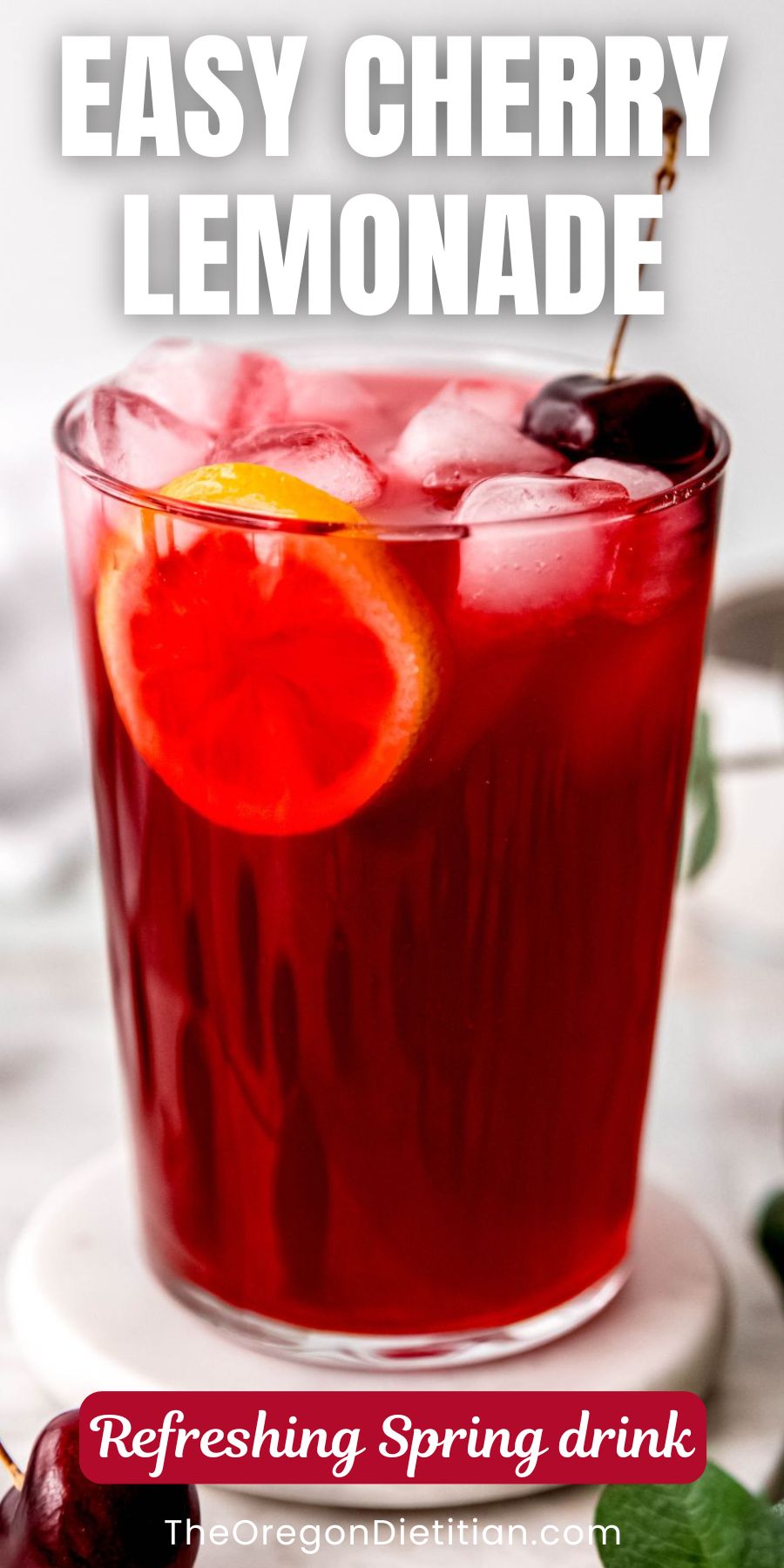 Easy cherry lemonade.