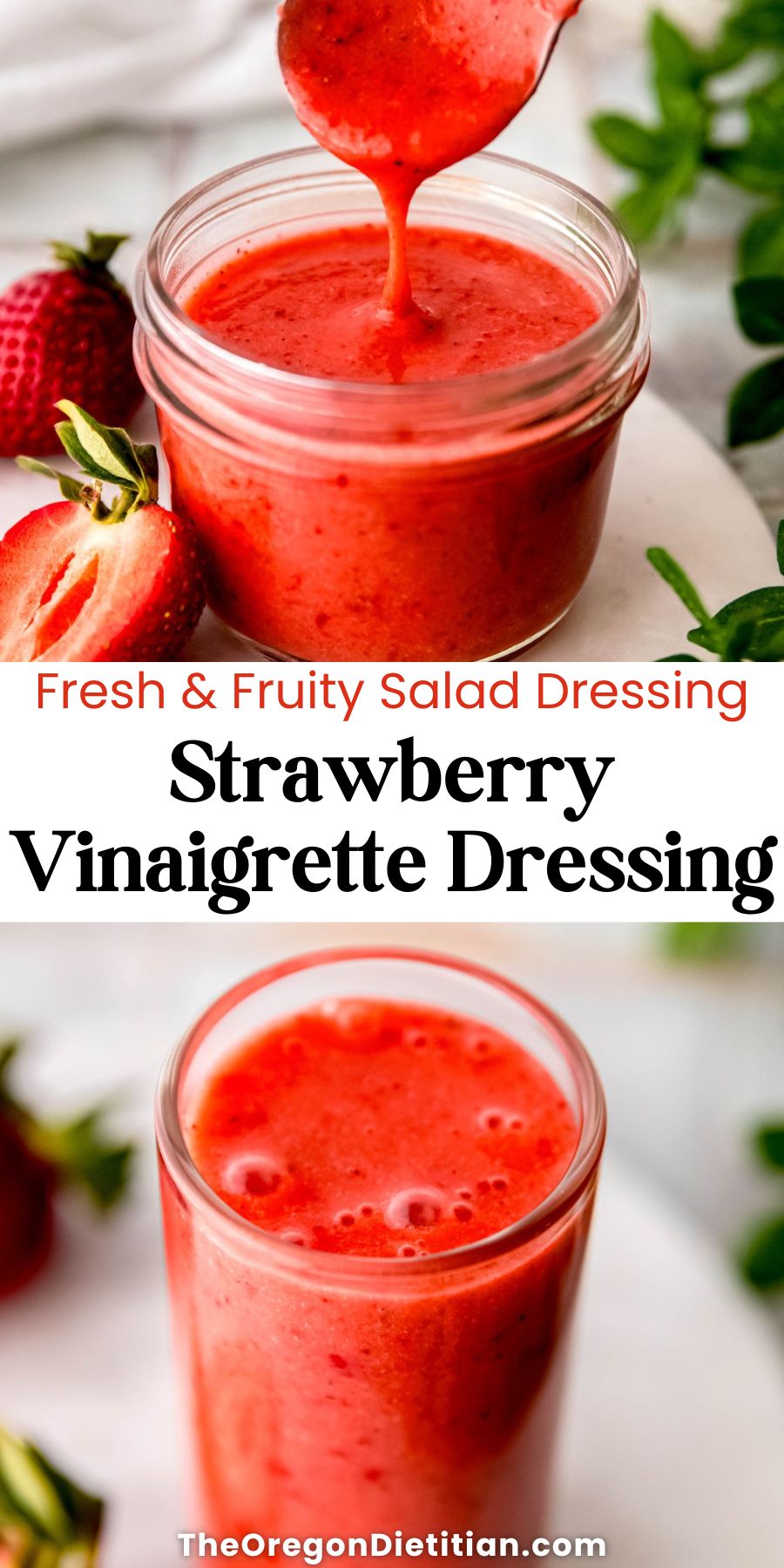 Easy Strawberry Vinaigrette Dressing