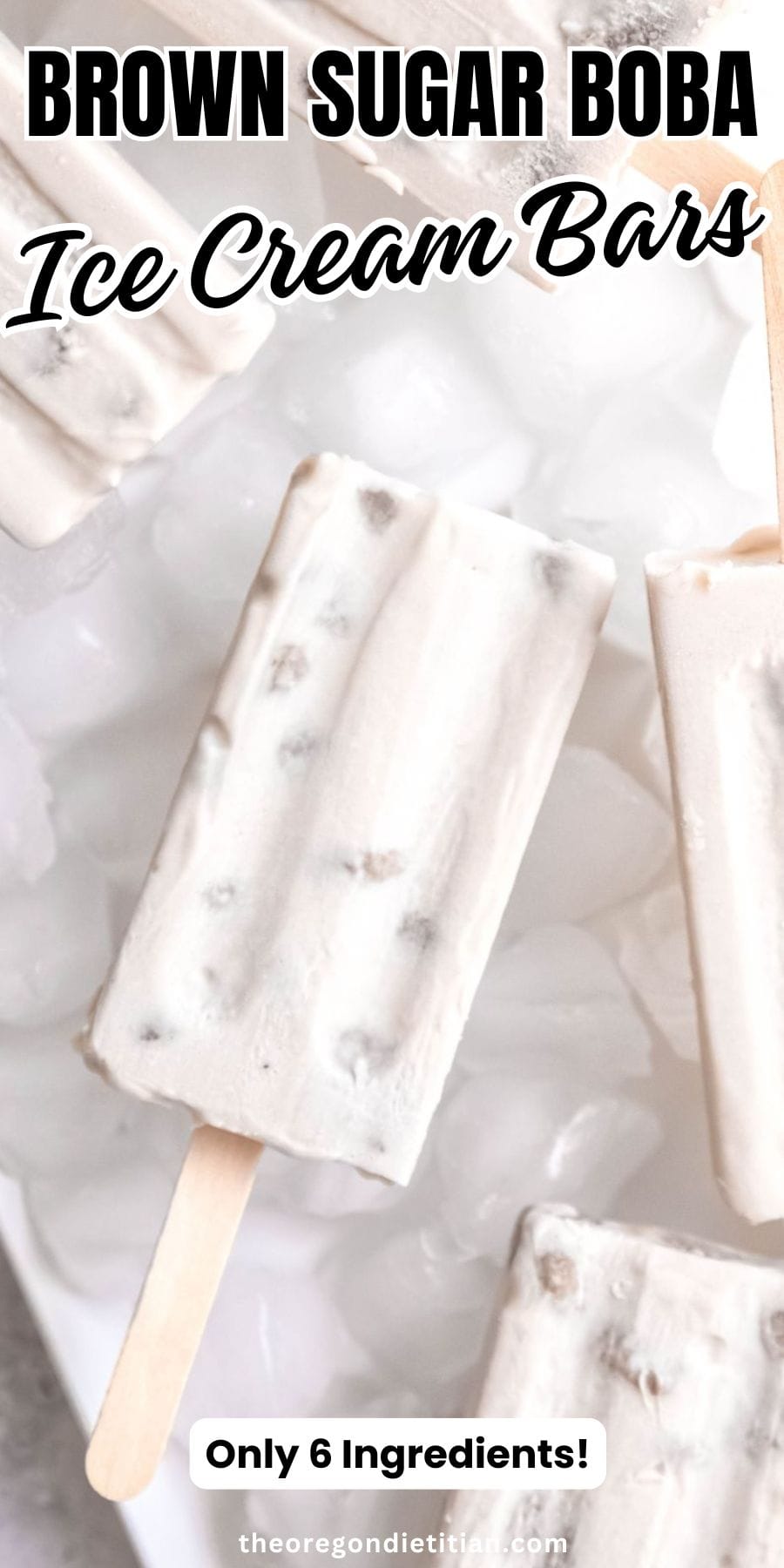 Brown sugar boba ice cream bars.