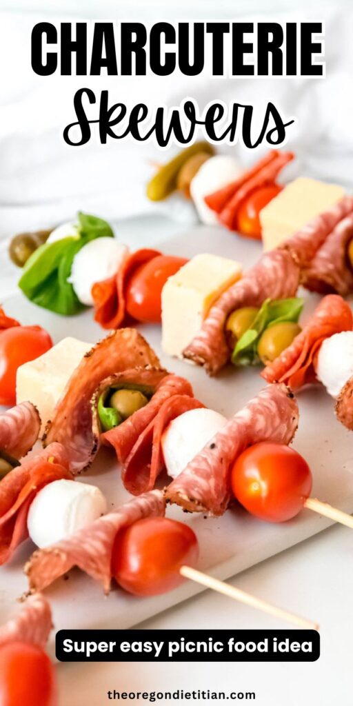 Charcuterie skewers.
