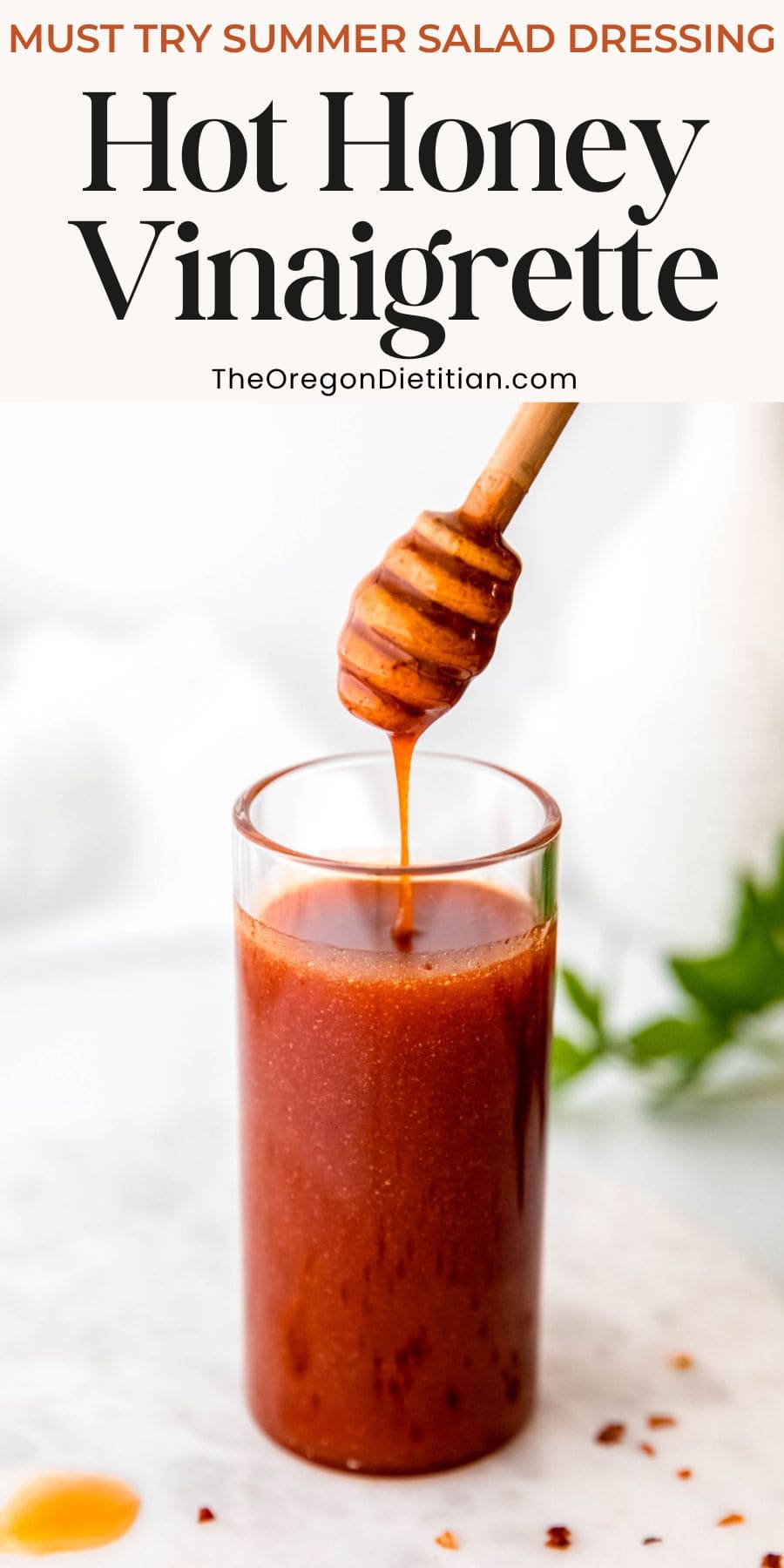 Easy Hot Honey Vinaigrette - The Oregon Dietitian Easy Hot Honey Vinaigrette - The Oregon Dietitian