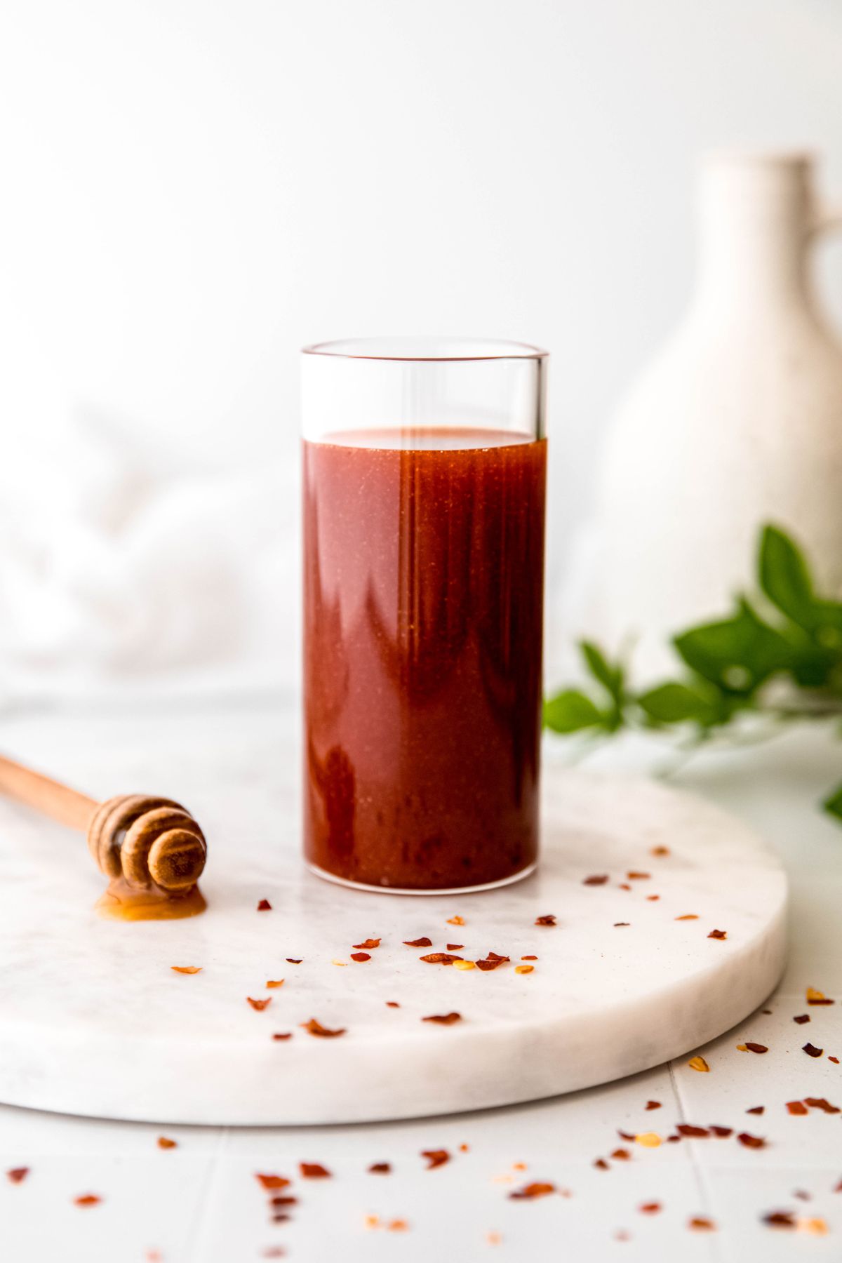 Easy Hot Honey Vinaigrette - The Oregon Dietitian