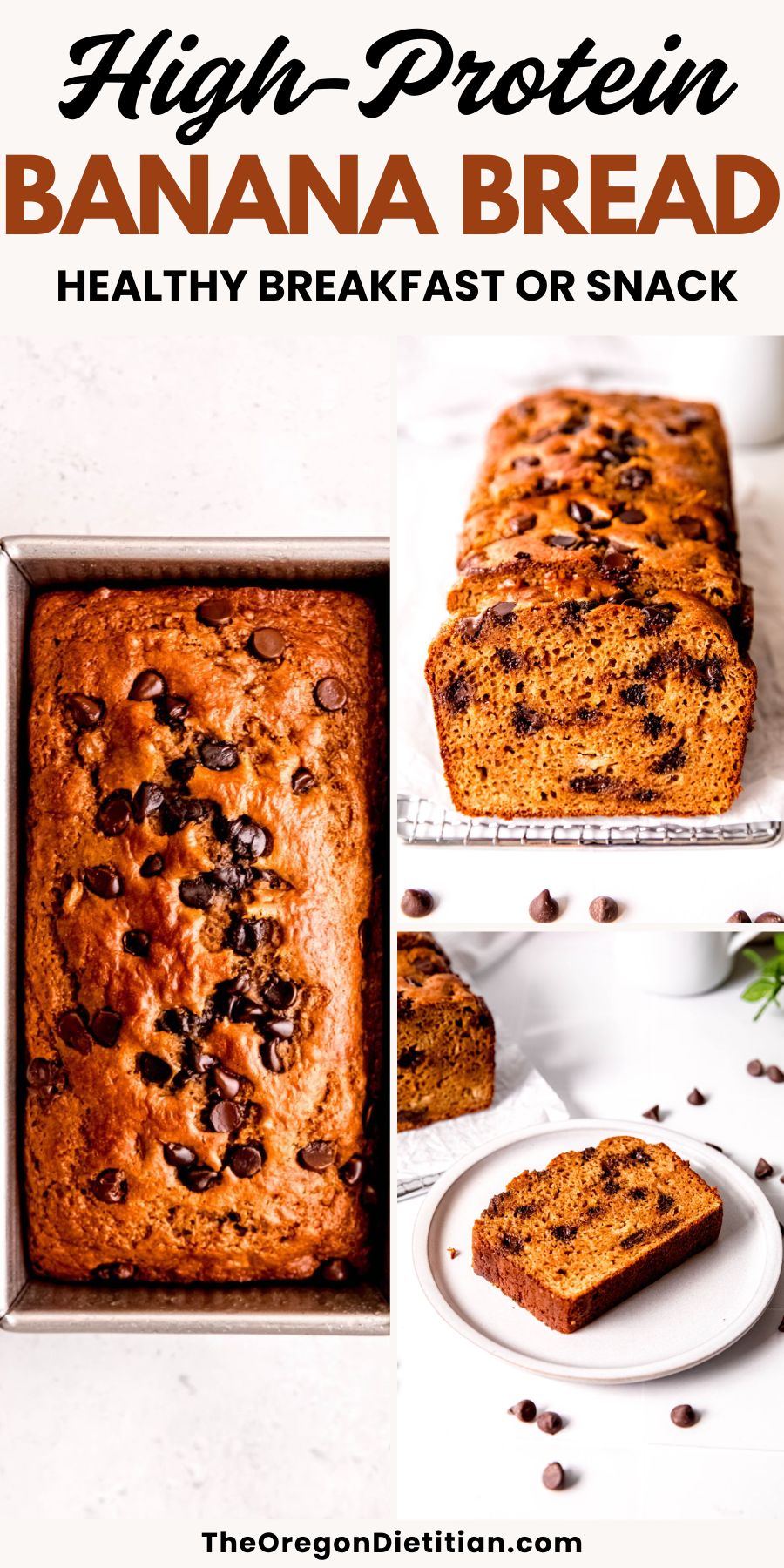 High protein banana bread.