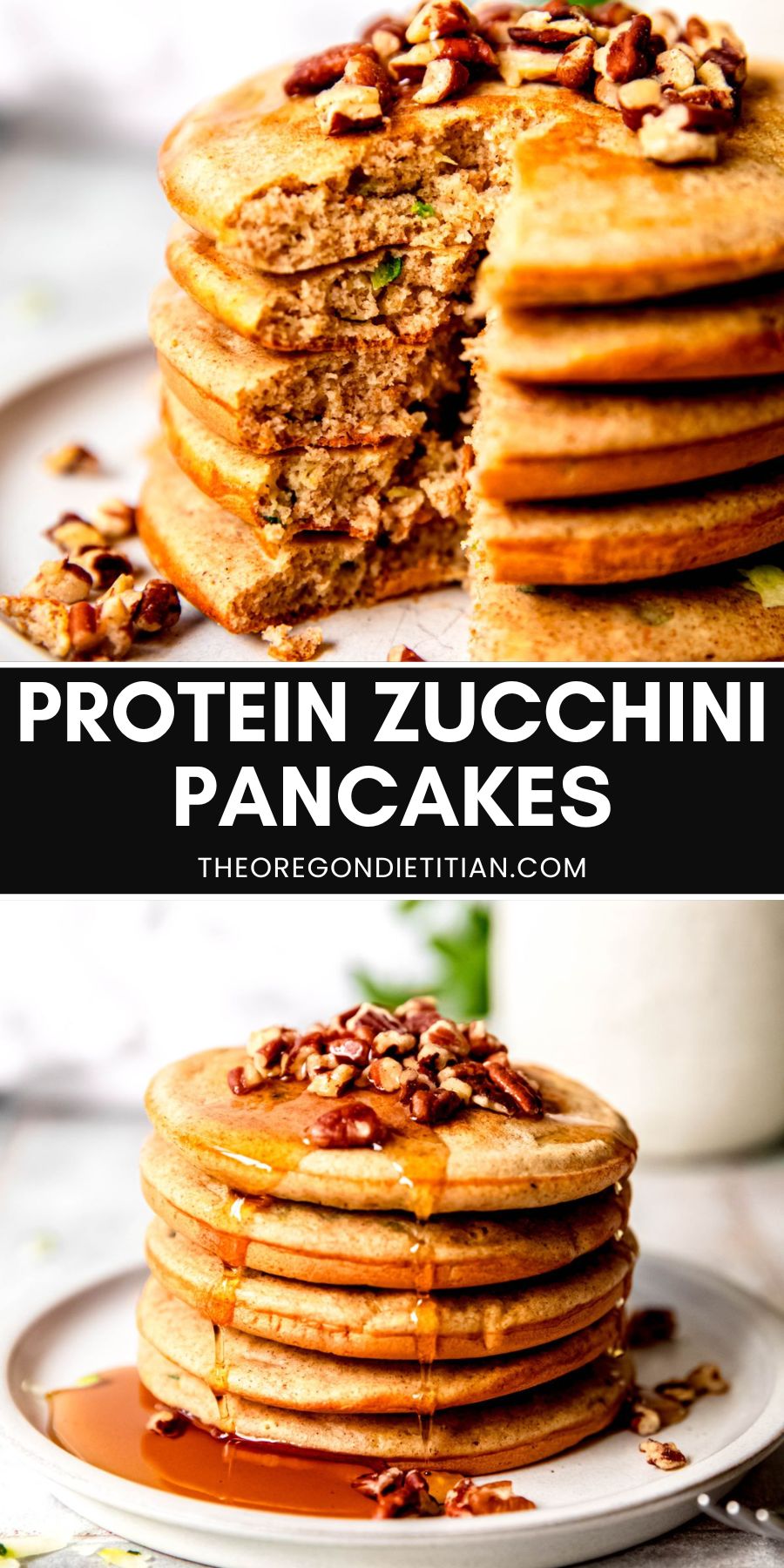 Protein zucchini pancakes.