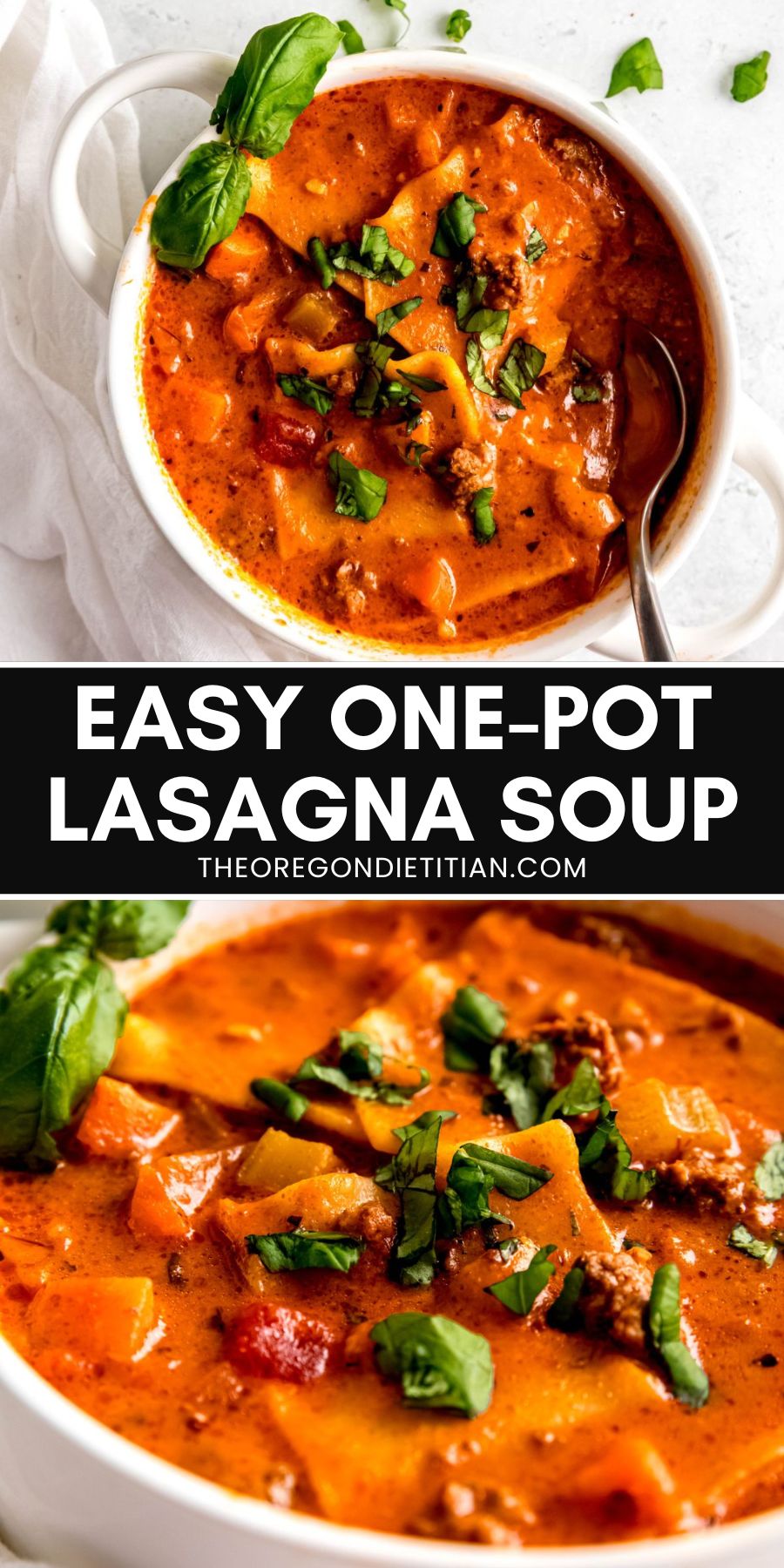 Lasagna soup.