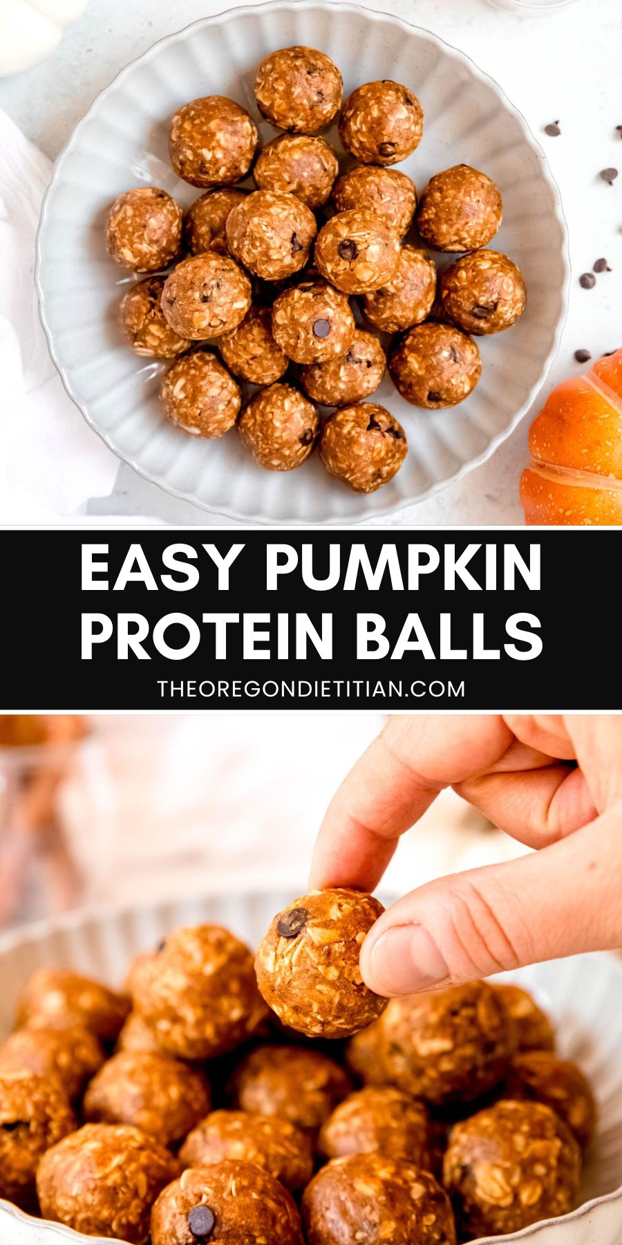 Pumpkin protein balls.