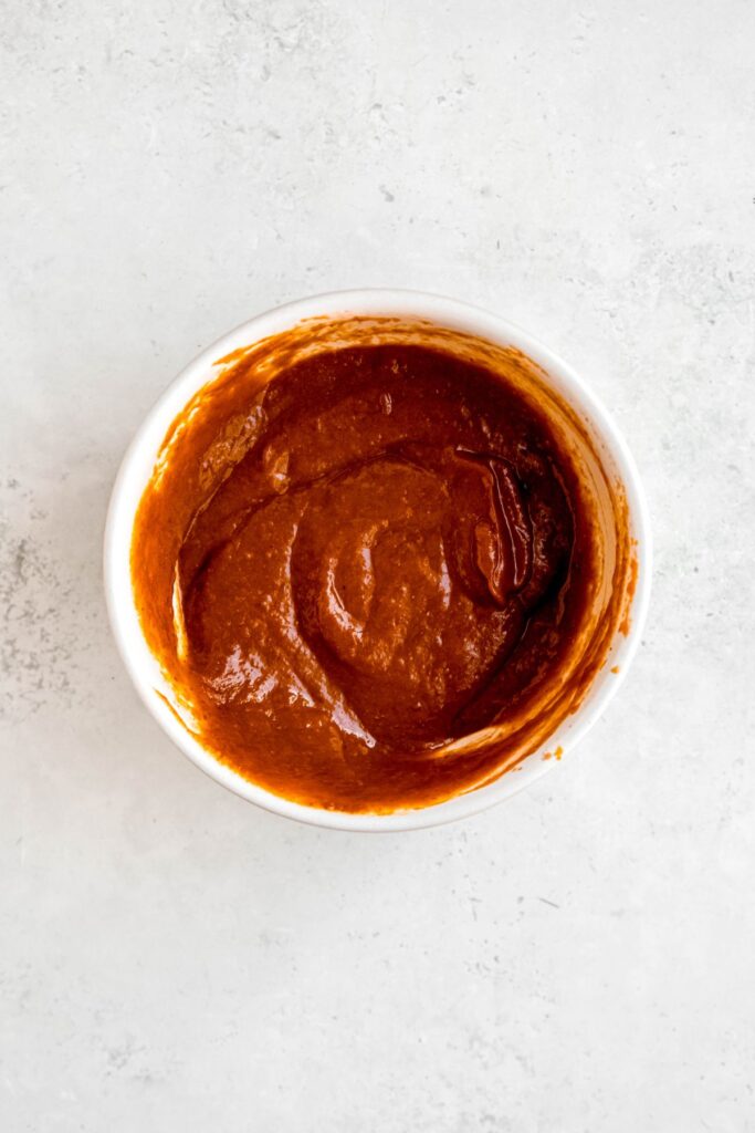 pumpkin filling after whisking till smooth.