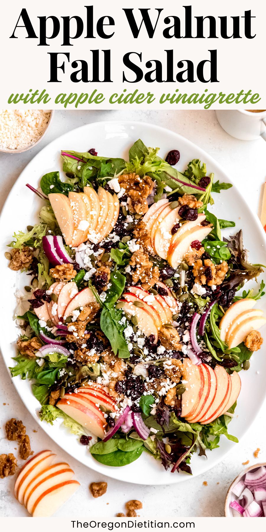 Apple walnut salad.