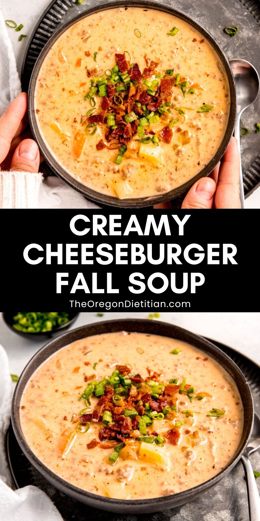 Cheeseburger soup.