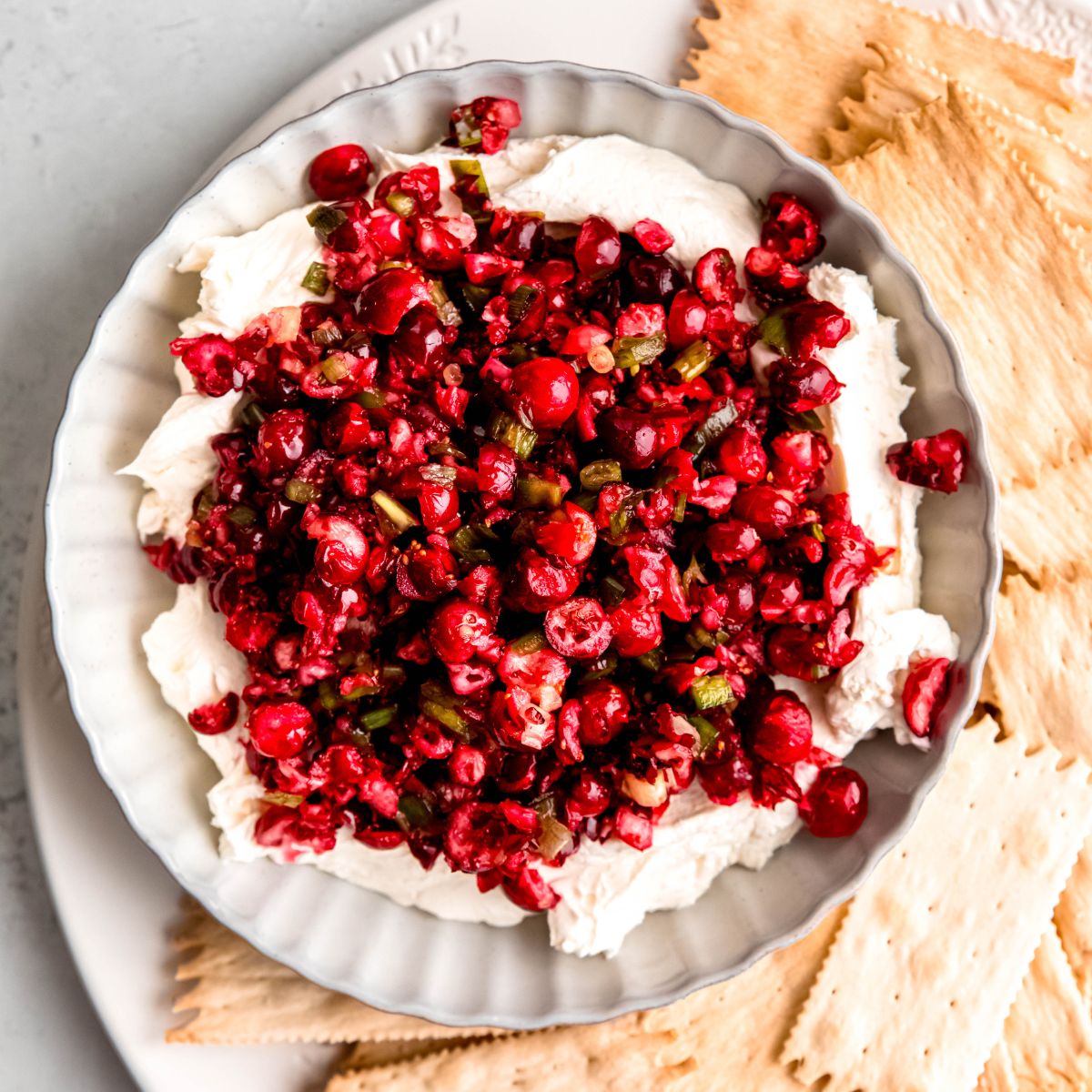Cranberry Jalapeno Dip w/Whipped Cream Cheese-image