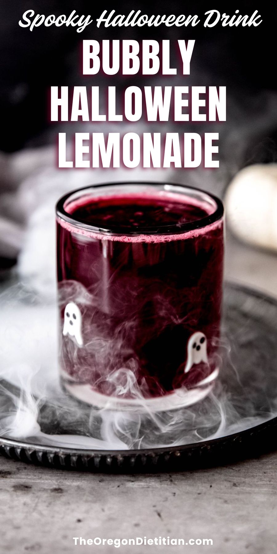 Bubbly Halloween lemonade.