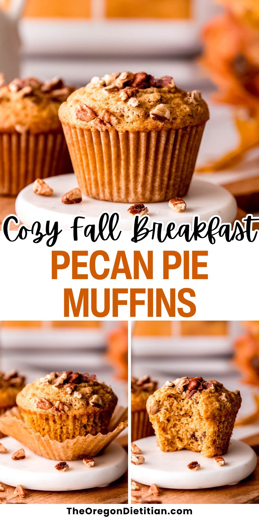 Pecan pie muffins.