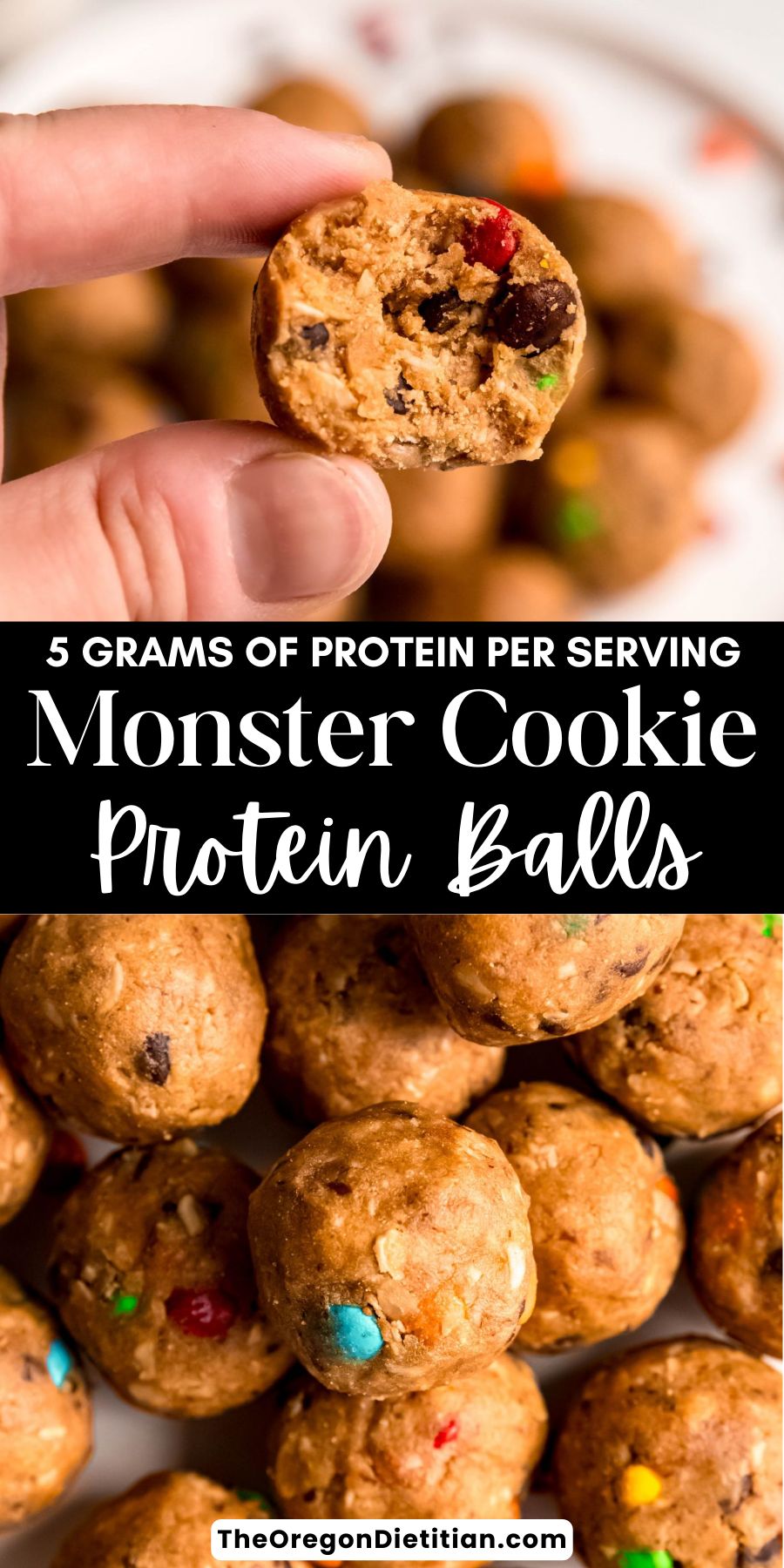 Monster cookie protein balls.