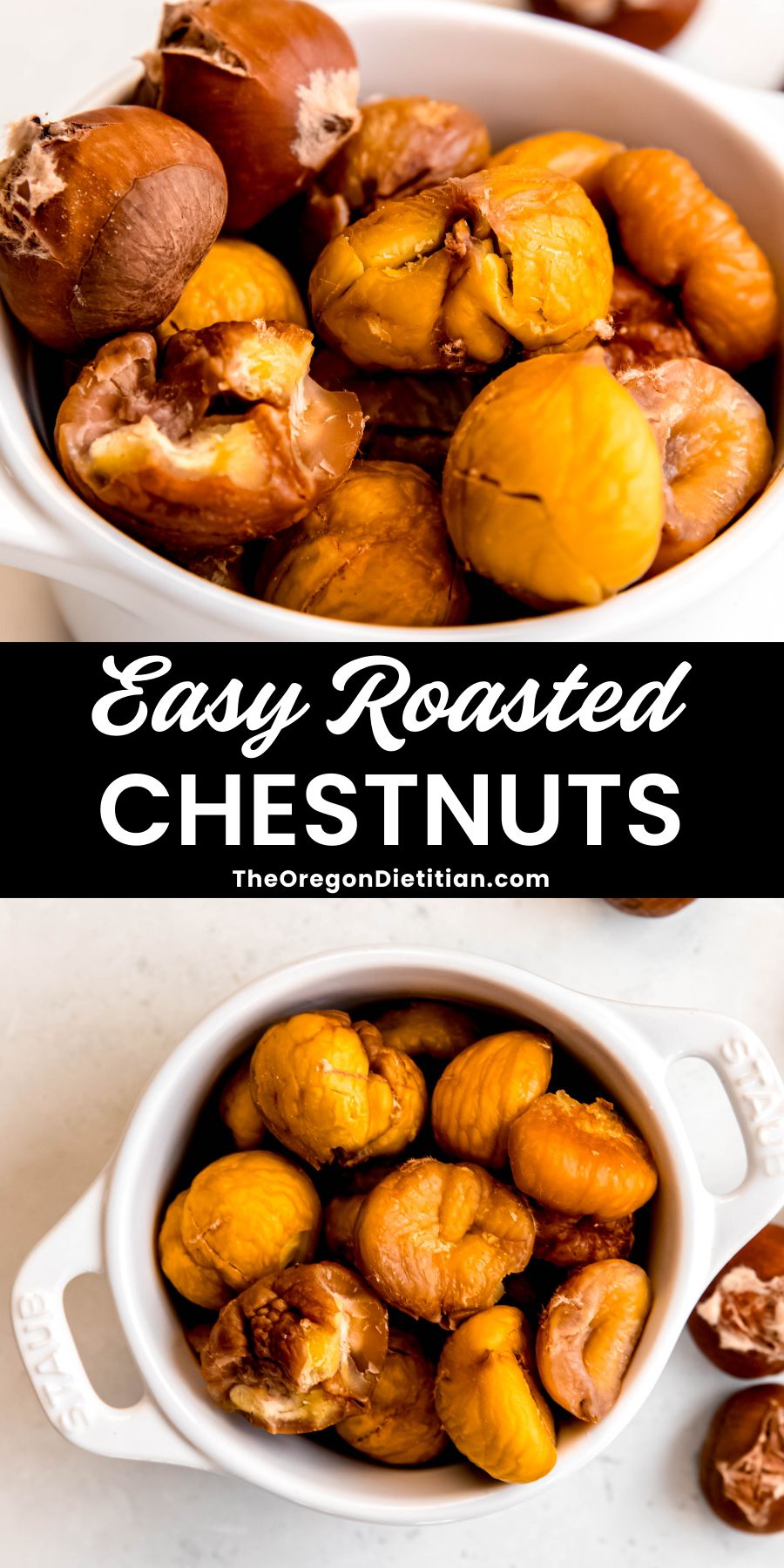 Roasted chestnuts.