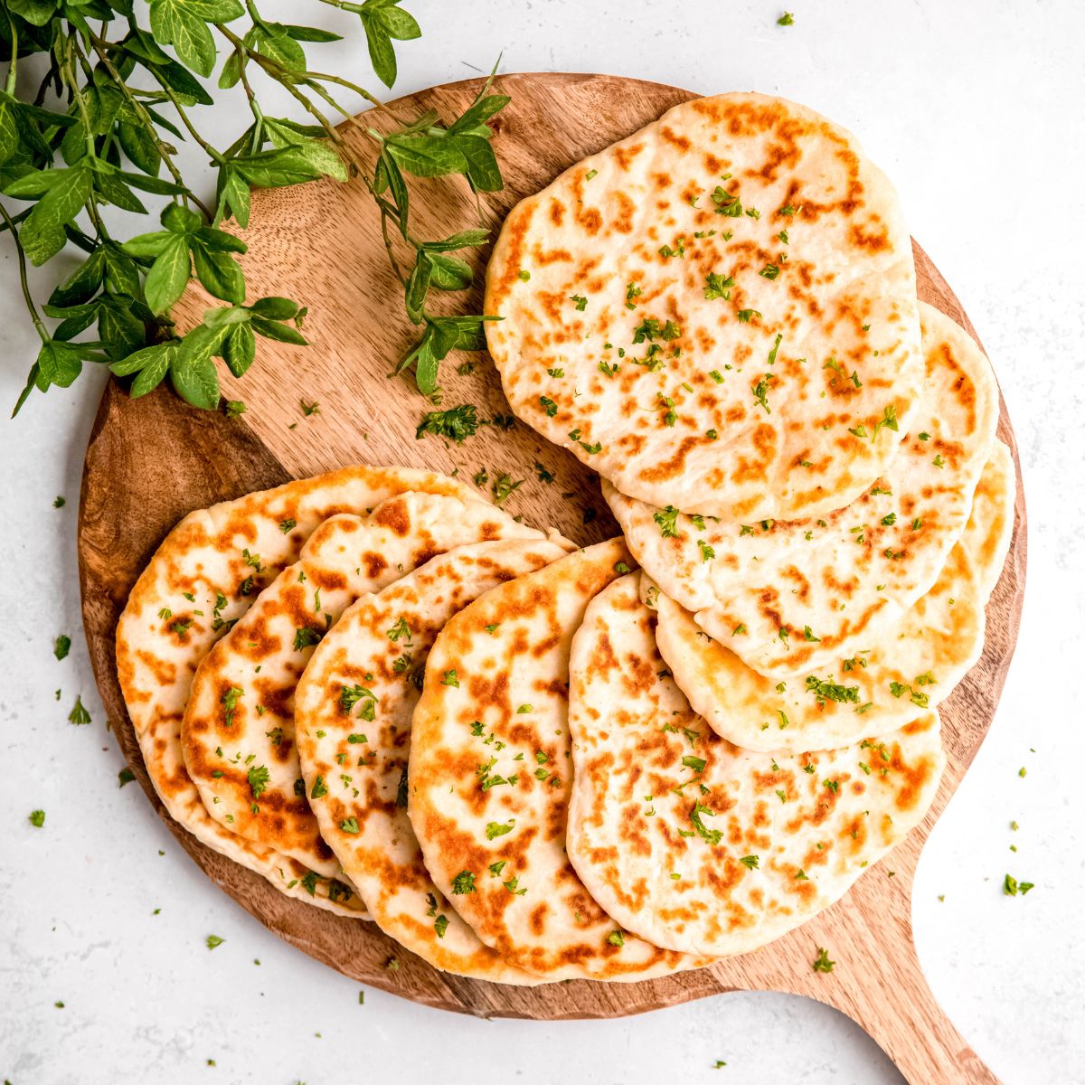 2-Ingredient Cottage Cheese Flatbread-image
