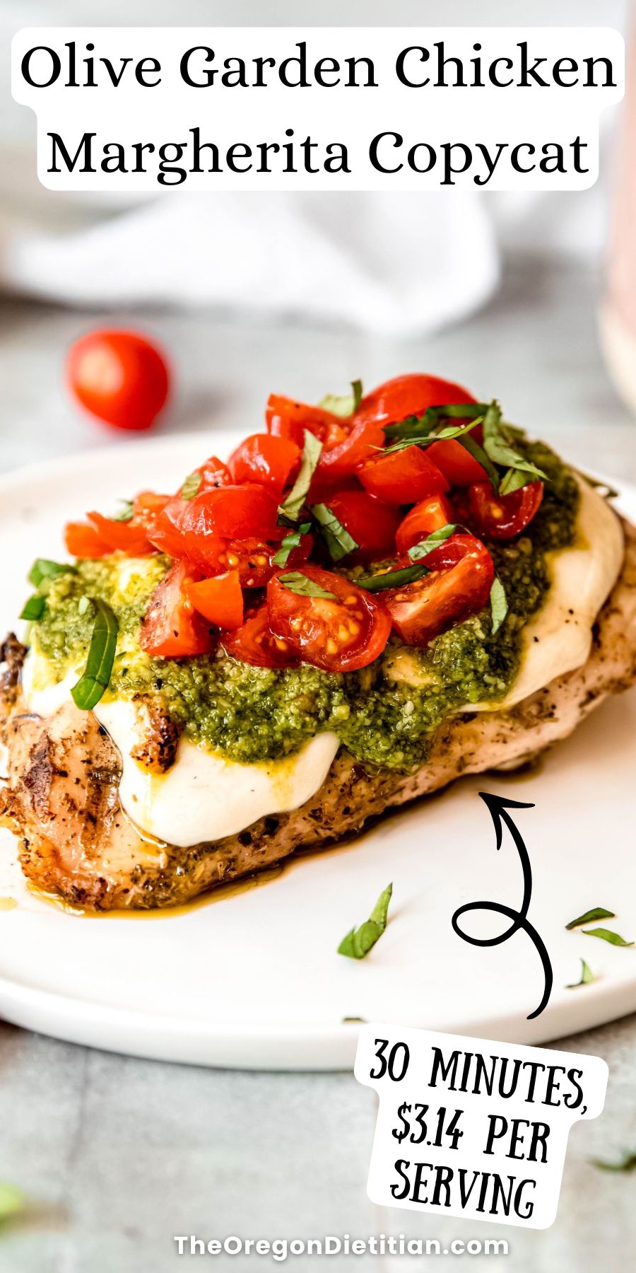 Olive Garden chicken margherita copycat.