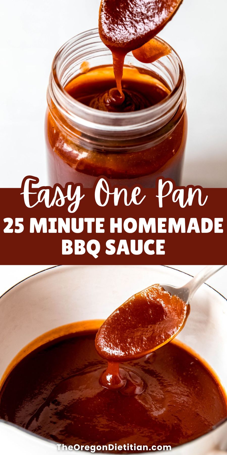 Homemade BBQ sauce.