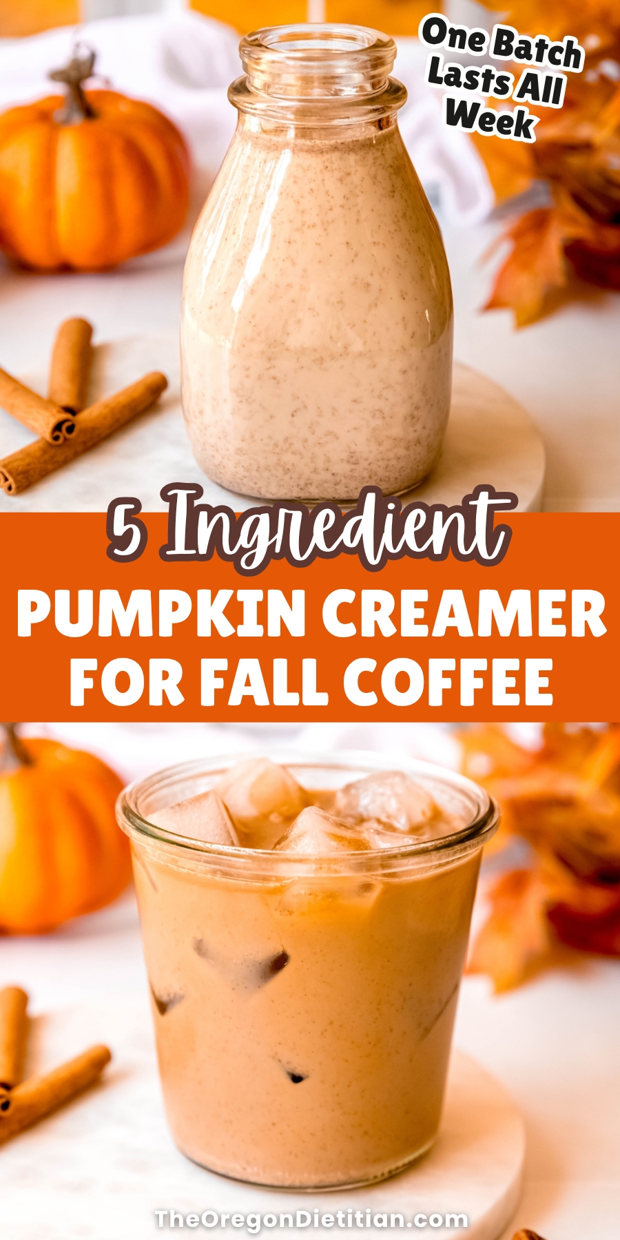 Pumpkin spice creamer.