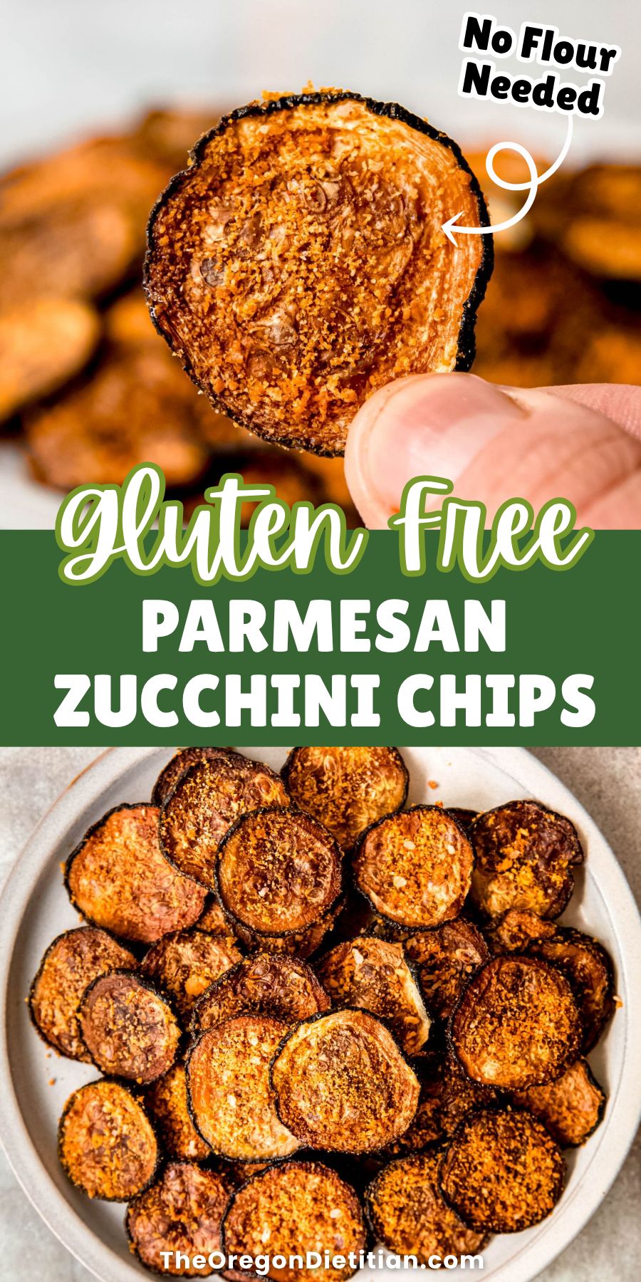 Parmesan zucchini chips.