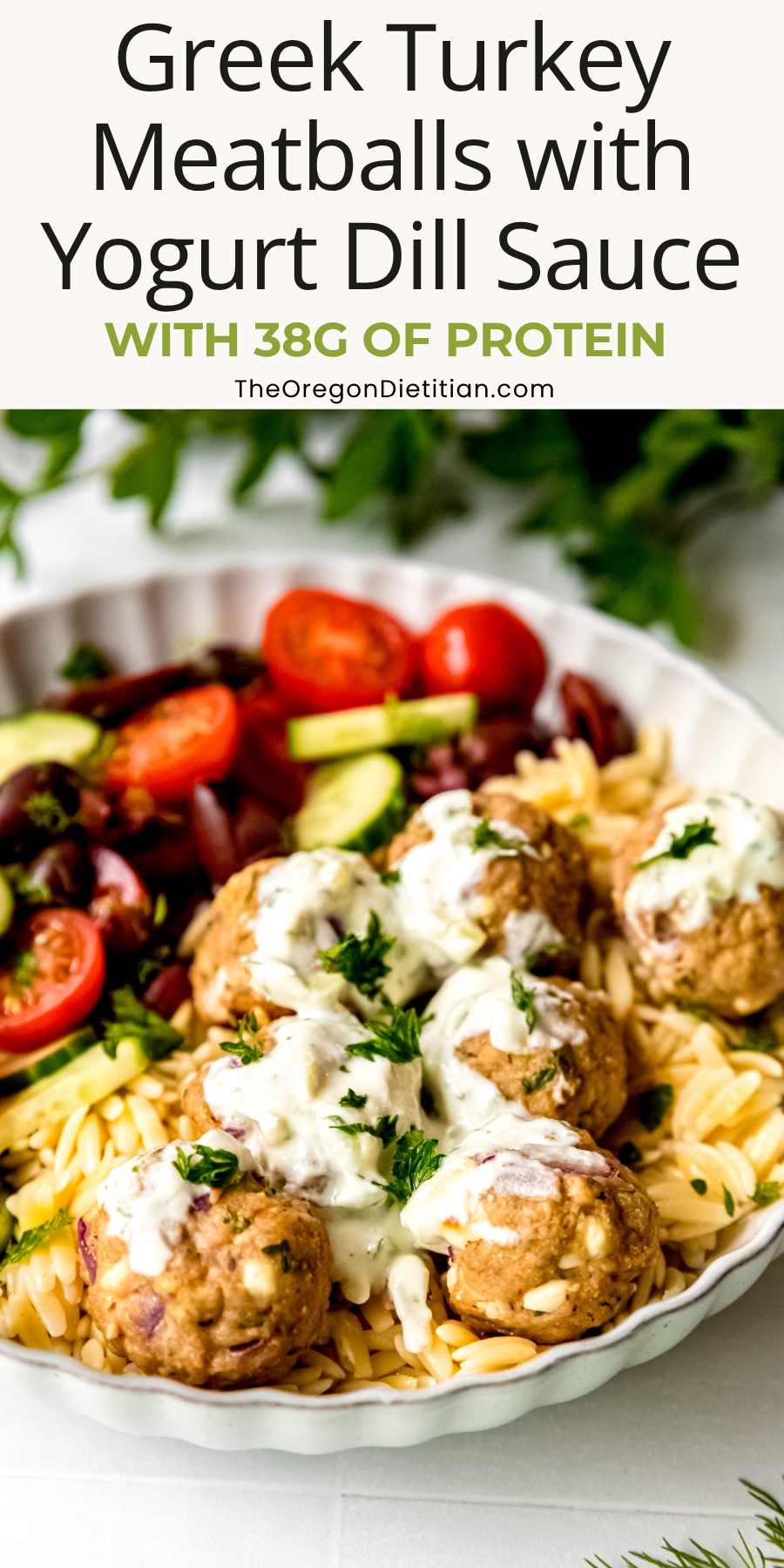 Greek turkey meatballs.