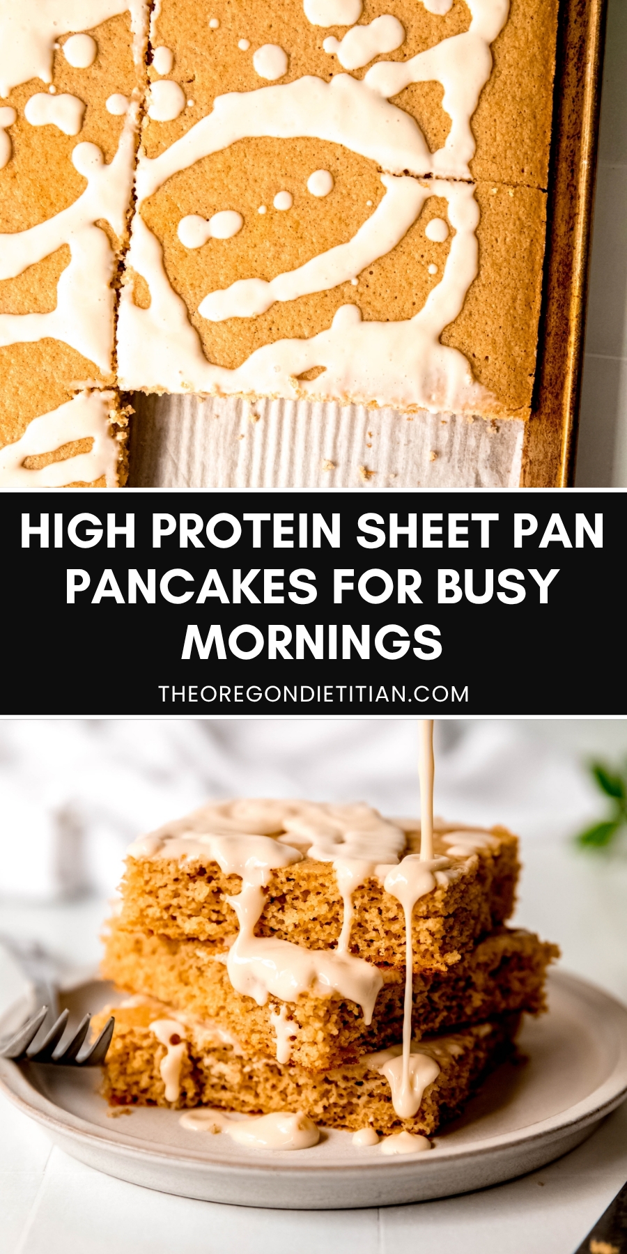 Protein sheet pan pancakes.