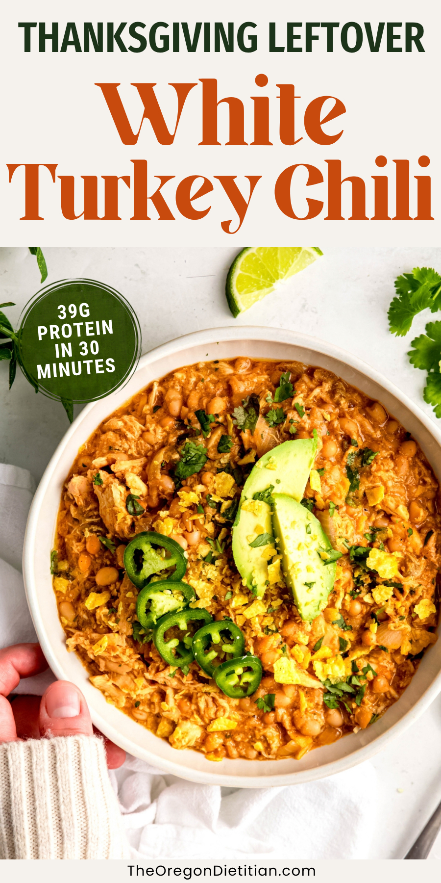White turkey chili.
